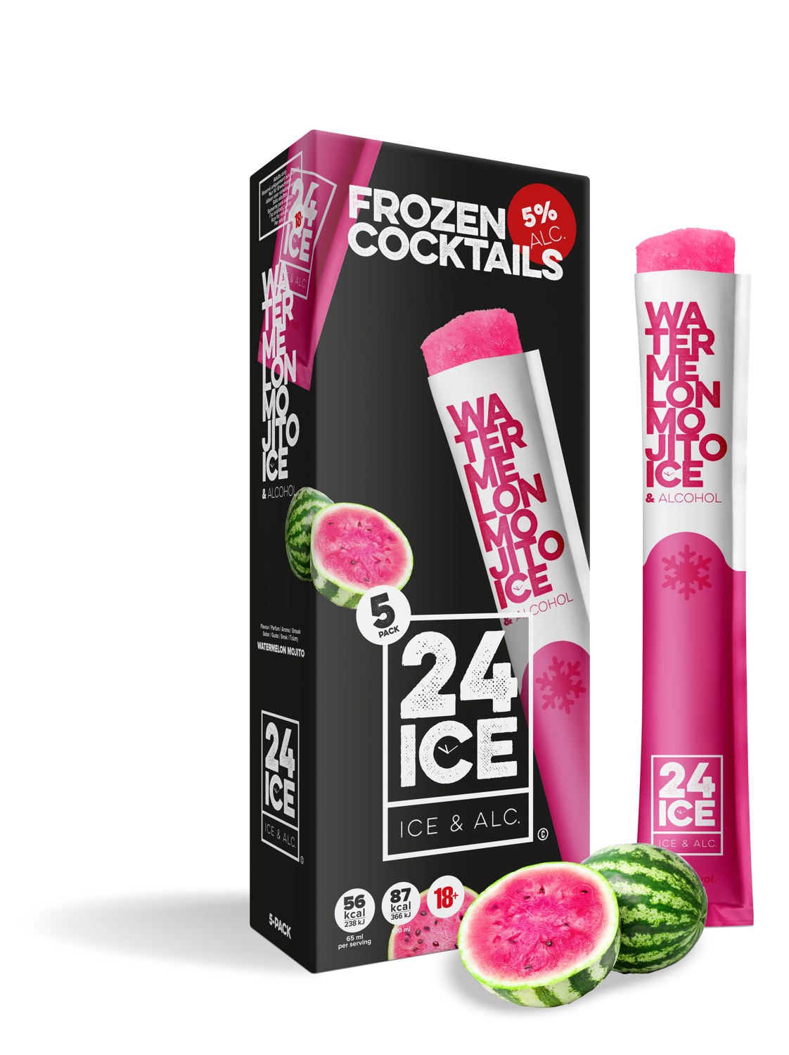 24 ICE Watermelon Mojito 5-pack