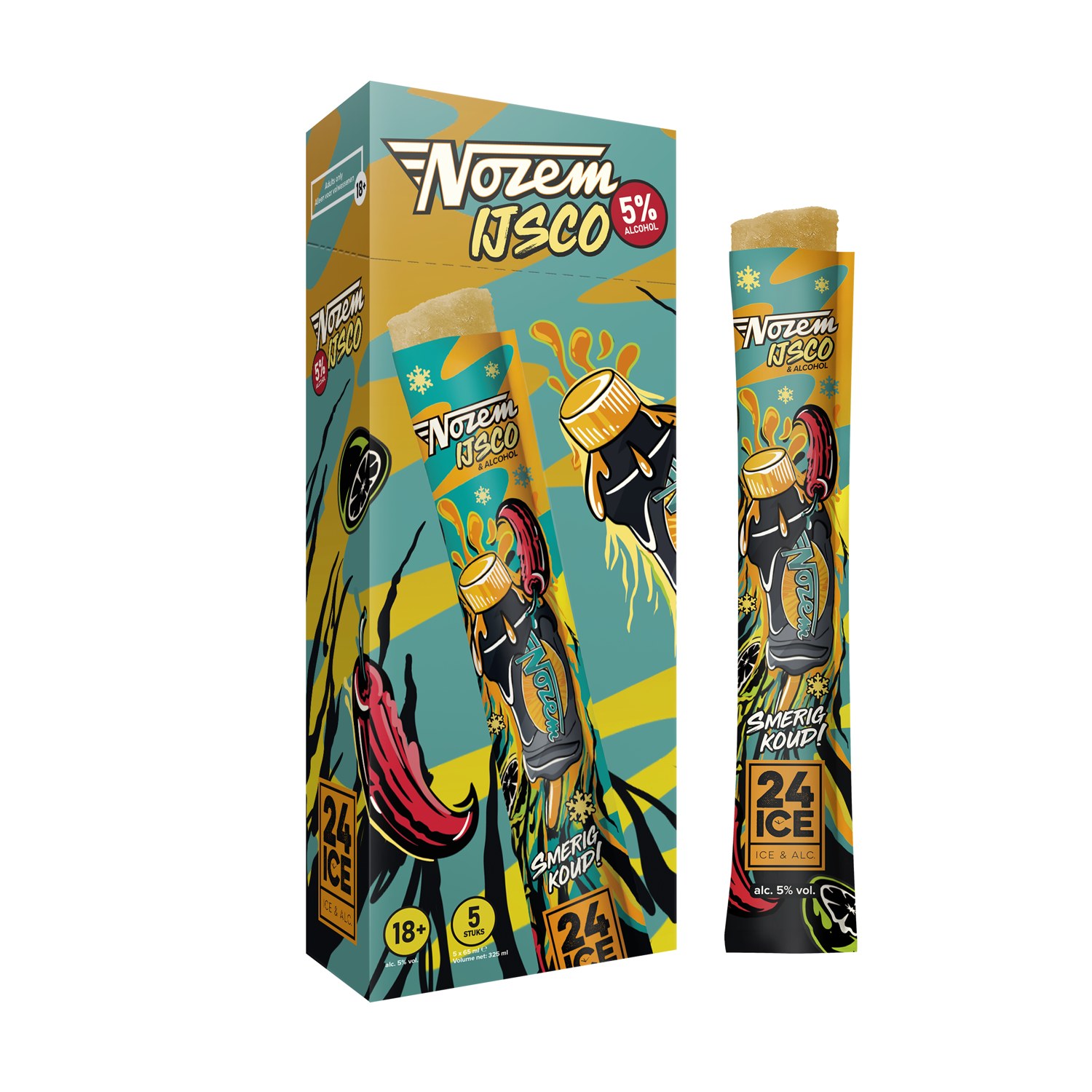 24 ICE Nozem Olie 5-pack