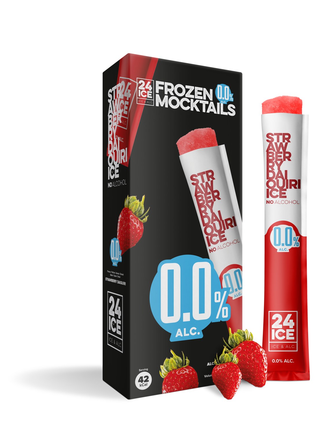 24 ICE 0.0% Strawberry Daiquiri 5-pack