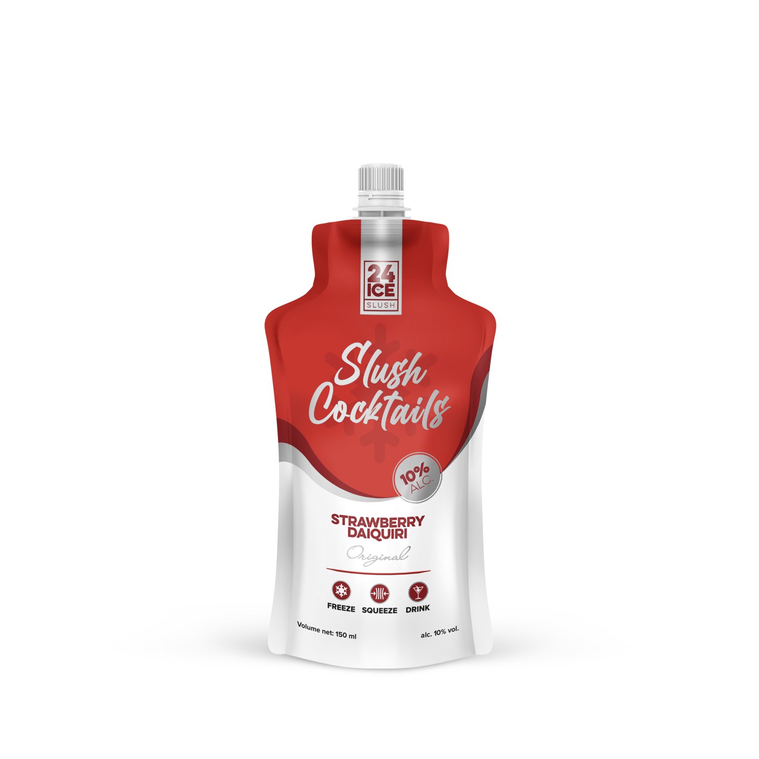 24 ICE Strawberry Daiquiri Slush Cocktail 150 ml