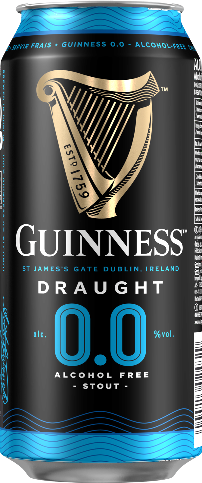 Guinness Guinness 0.0 Draught Stout blik 44 cl