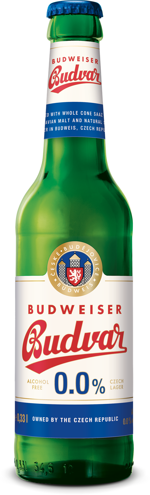 Budweiser Budvar Budweiser Budvar Czech Lager 0.0% 33 cl